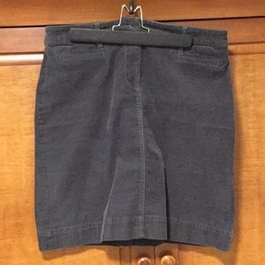 Talbots corduroy mini skirt with Lycra spandex